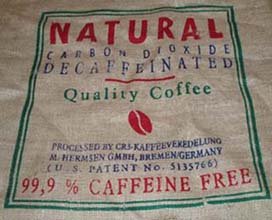 Decaffeinated Green Coffee Bag
